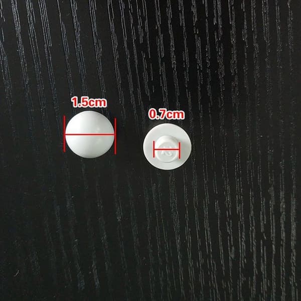 (Vit) Toilet WC-sæde Buffer Sæt Toilet Sædebuffer Støj Dæmper