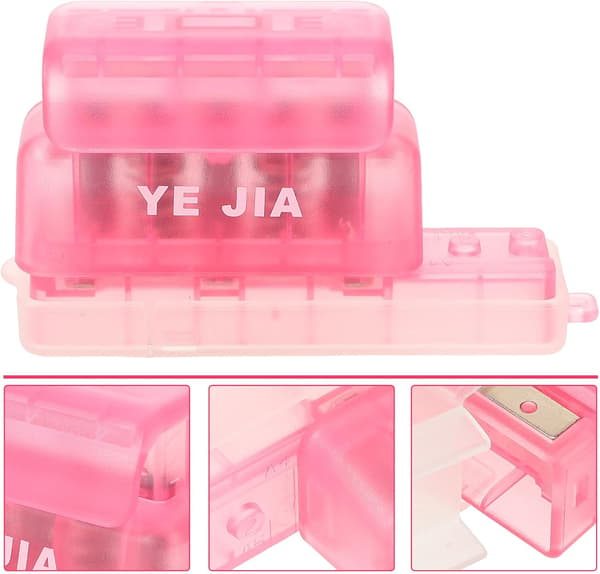 Five-Hole Punch Tool for Binder Paper Craft Office Use Small Portable Hole Puncher