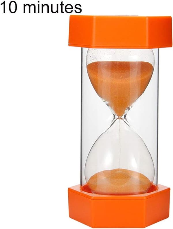 Sandtimer, Timeglas Sandur Timer 5/10/15/20/30 min Timeglas, Køkkentimer Børnespil Legetøj Tilfældig Farve 10 Minutter