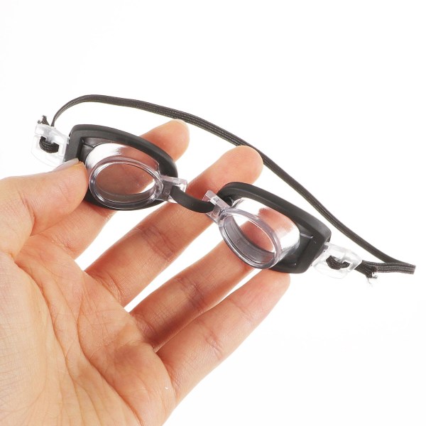 Dockglasögon Små Glas Plast Simglasögon Ögonkläder Glasögon För Dockor 10x2.5cm