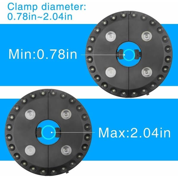 Garden Umbrella Light, Umbrella Light with 28 LED Bulbs, Freestanding or Hanging Light, 3 Light Modes to Adjust the Light