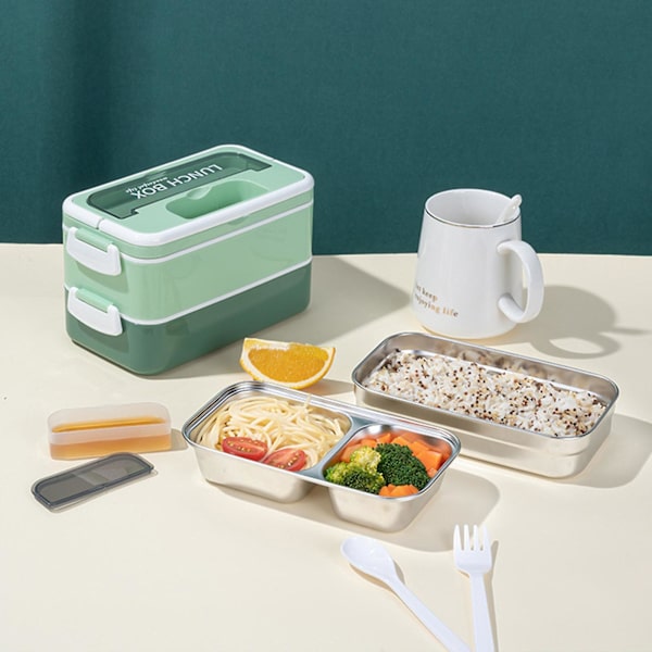 Bentobox för studenter - perfekt läcksäker lunchlåda för studenter, mammas favorit, ingen skadlig substans