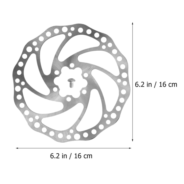 Bromsskivor Skivbroms Rotor Adapter Skivbroms Rotor 160mm Mountainbike Bakre Skivbroms Cykelbroms Skivnav Konvertering