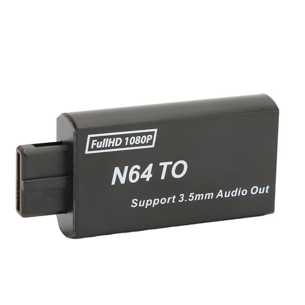for N64 to HD Multimedia Interface Converter 1080p Supports PAL NTSC Video Game Adapter with 3.5mm Interface