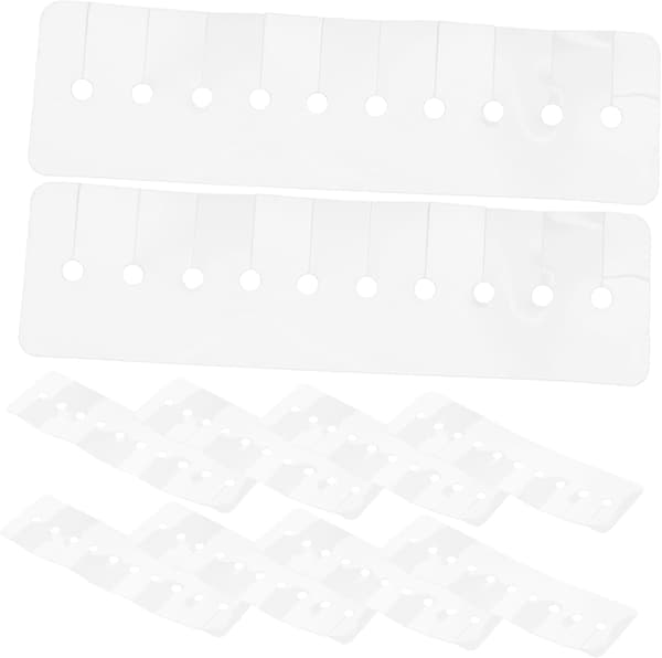 Hair Extension Protector Heat Shield 10 Pcs 14 cm Multi-Hole Hair Glue Protector for Professional Styling