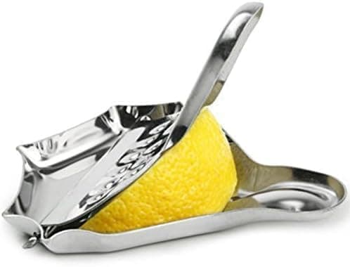 2-pack Manuell Citruspress i Rostfritt Stål, Citronpress, Multifunktionell Fruktpress