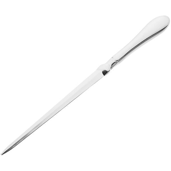 Brevsprætter i rustfrit stål, brevåbnere, belagt brevsprætter, brevåbner i legering, kuvertåbner, sølv, 23*1,8 cm