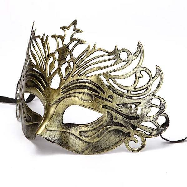 Mardi Gras Venetianska Masker Set för Parfest Kostymtillbehör (2 stycken)