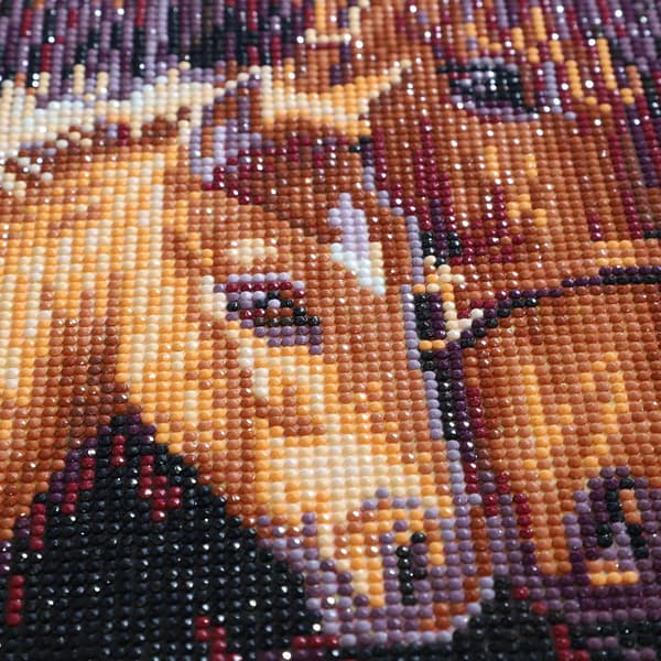 5D Diamantmaleri Sæt 30x40cm DIY Farverig Hest Diamantkunst