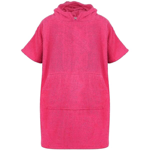 Badekåpe med hette for barn 100 % bomullsfrotté for gutter og jenter 128 Rosa 2-5 år 128 Pink 2-5 Years