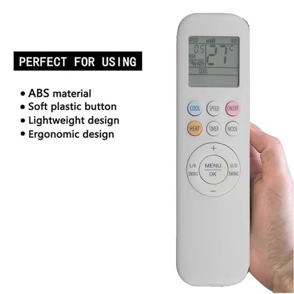 Universal LCD Remote Control for AUX YKR-T/011E Air Conditioner