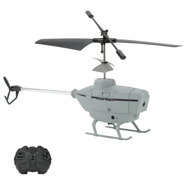 2.5CH RC Helicopter Automatic Obstacle Avoidance Remote Control Aircraft Toy with Gyroscope Gray