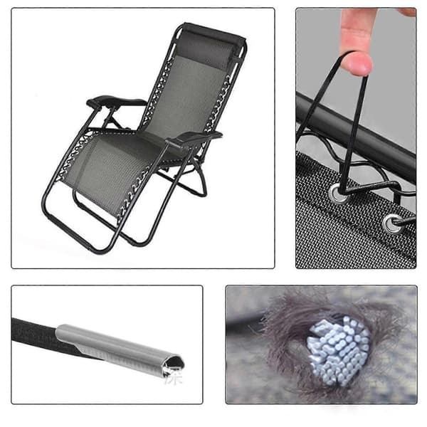 4x elastiske reb snore kompatible med liggestol 4 stk elastisk reb
