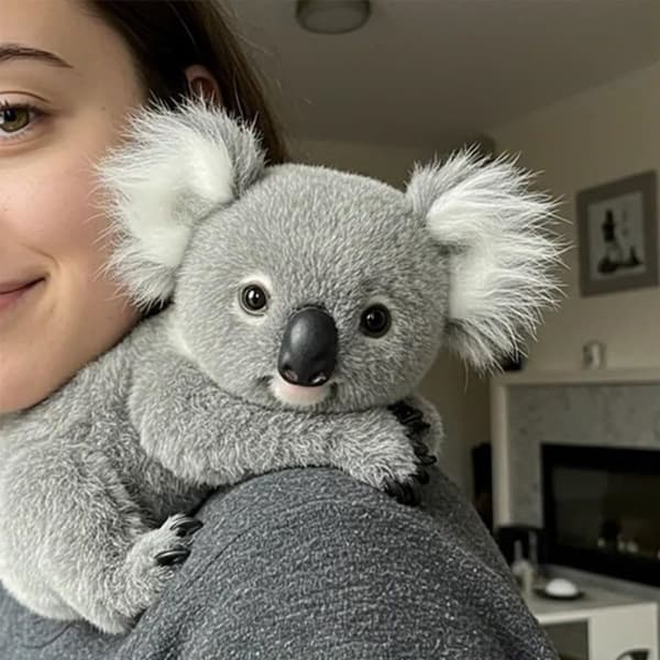 Emotional Support On Demand - Ultra Soft Koala Bear That Mimics A Real Koala For Realistic Comforting Hugs