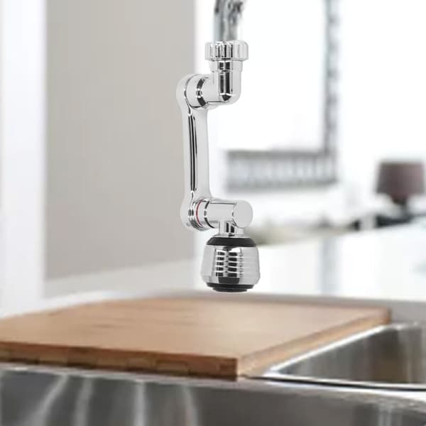 1080 Degree Rotatable Faucet Extender, Universal Faucet Nozzle Extender for Kitchen Balcony Faucet
