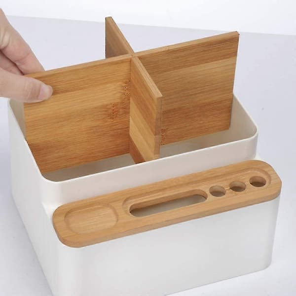 Desktop Storage Box Pen Holder Makeup Brush Organizer for Office Supplies, Dressing Table, Home