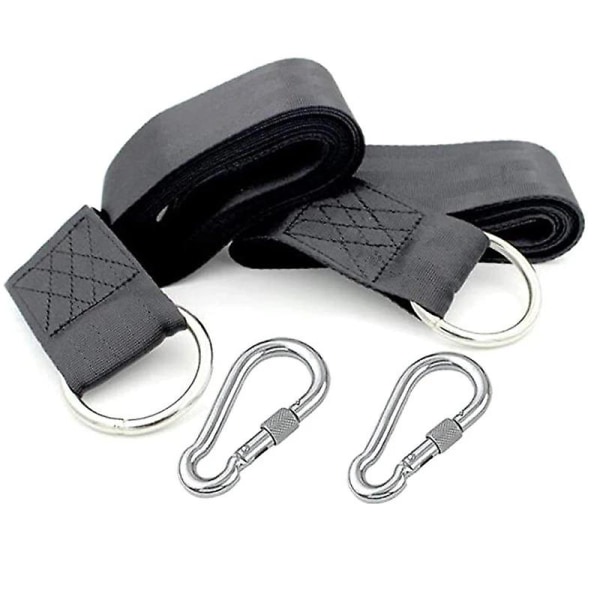 Swing Attachment Strap Set, 2 Protective Pads, 2 Carabiner, 1 Carrying Bag For Swing And Hammock 1 Set