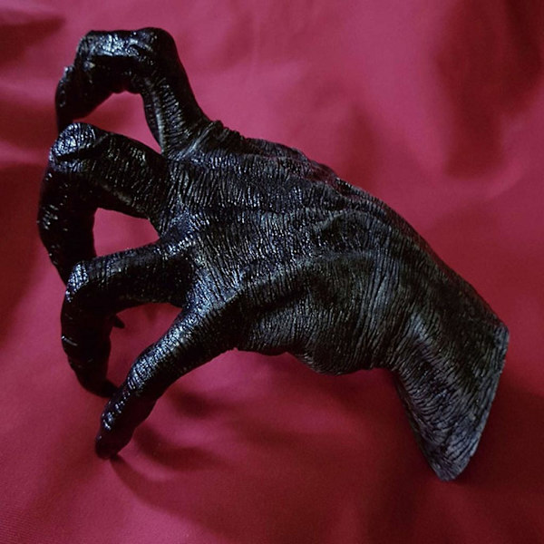 Kreativ Harpiks Djæveløje Klo Håndværk Ornament Hængende Statue Djævelklo Væghængende Kunst Skulptur Hjem Have Dekoration Grøn