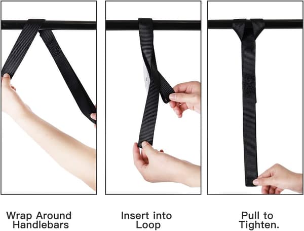 STANDARD Soft Loops Tie-Down Straps 8-Pack 1-1/16 x 18 inch - 3600LB Break Strength, Loop Straps for Securing Trailers for Bikes, ATVs, UTVs, Motorcycles, S
