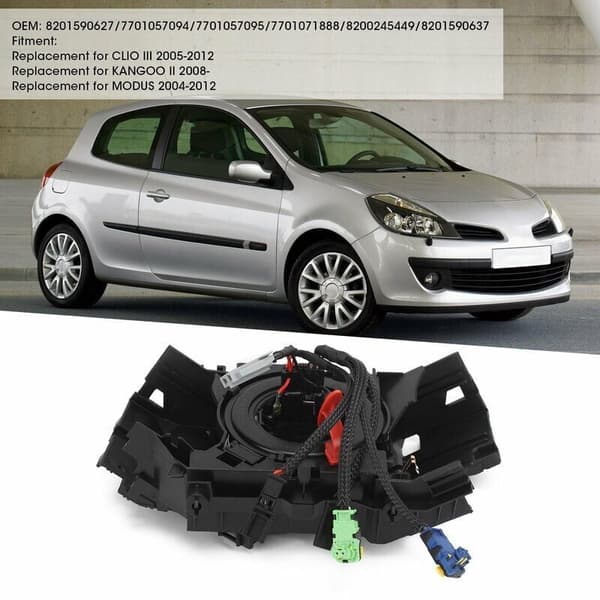 Car Spring Loaded Rotary Switch 8201590627 8201590637 Replacement Modification for CLIO III / KANGOO II
