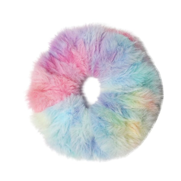 5-delt sortiment, Serie 5 Farve - 5-delt sortiment, Regnbue scrunchie