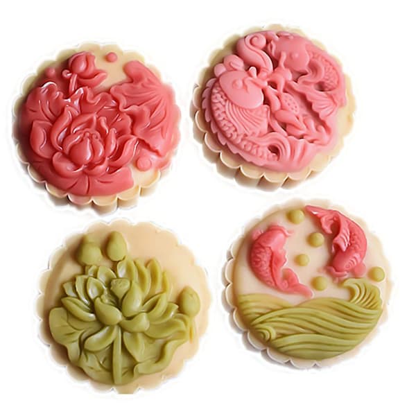 Blomsterdesign Håndtrykk Fondant Dekor Kakeform Fo