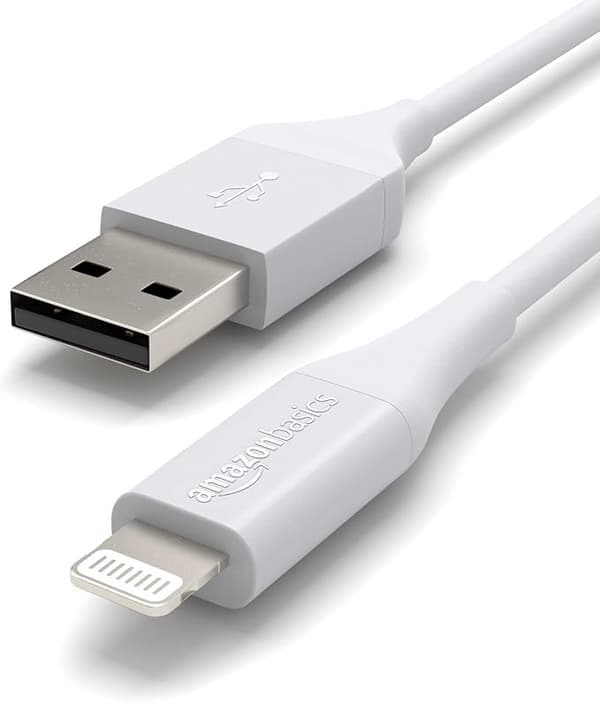 Ladekabel, ABS USB-A til Lightning, MFi-sertifisert, for Apple i
