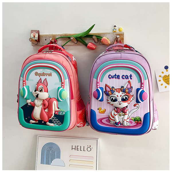 Graffiti Kids' Bag Personalized Cartoon Trend Shoulder Bag - Squirrel