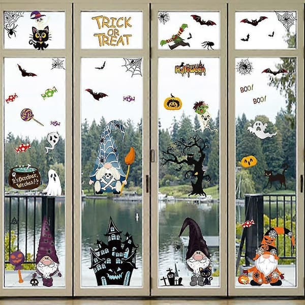 Halloween Window Decoration, Reusable and Easy to Remove