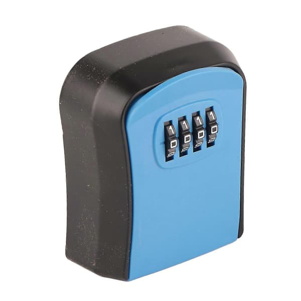 4-digit Wall Mounted Waterproof Combination Key Storage Box with Space for 5 Keys