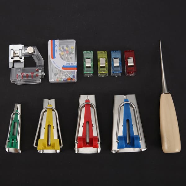 DIY Sewing and Quilting Bias Tape Maker Tool Kit (A)