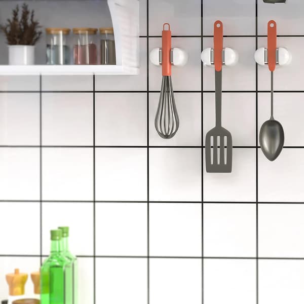 Moppeholder, 3 stk Kostefeste Veggmontering Selvklebende Stempel-
