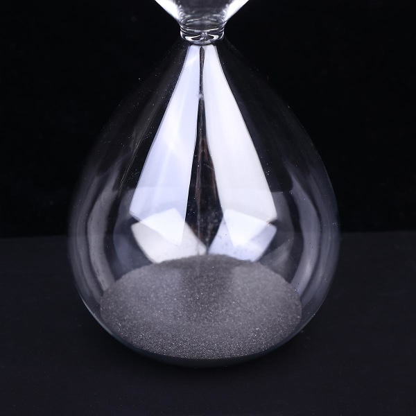 Bildekoration Sand Glas Timer Sand Timer Sand Ur Transparent TimeglasSort8*8cm Black 8*8cm
