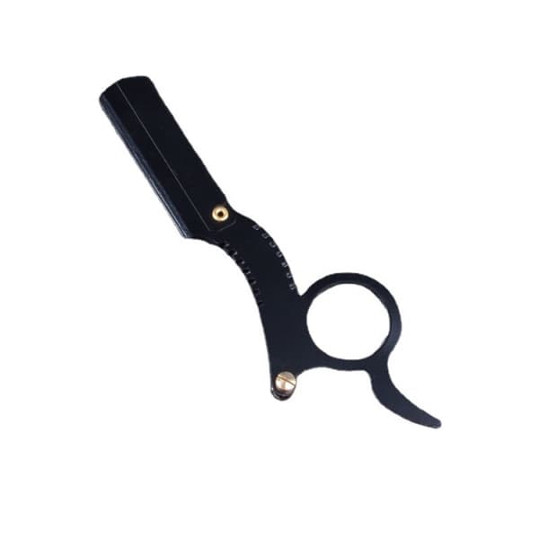 Gammeldags barberkniv i rustfrit stål til barberere