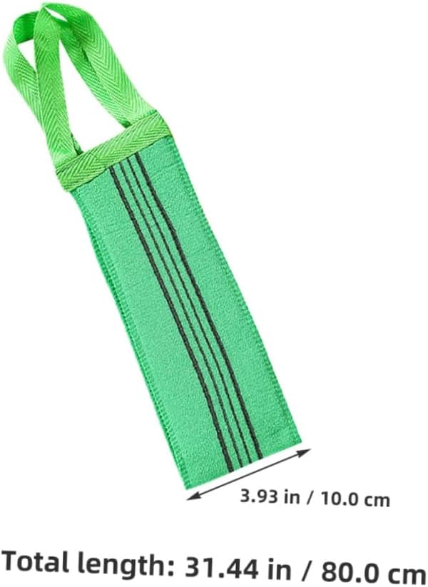 Exfoliating Body Scrub Towel Effective Dirt Removal Long Back Scrubber 4 Pcs