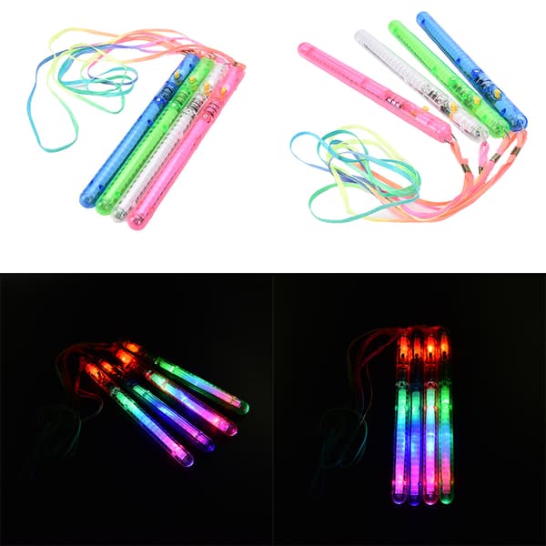 Blinkende tryllestav LED Glow Light Up Sticks til fest Chris