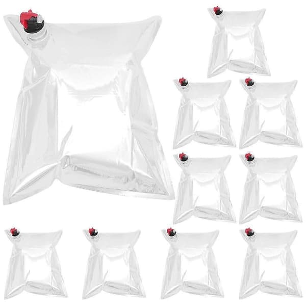 10 stk. Vinpose Refillposer Refillblærer 5L Vinpose Erstatningsposer Refilldispenserpose Wi