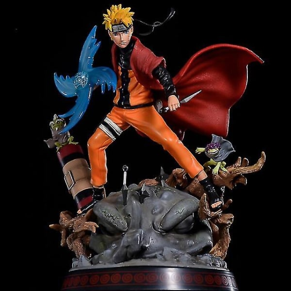 Anime Figurserie Leksak Brinnande Actionfigurmodell 28-43cm ResinNaruto 28cm