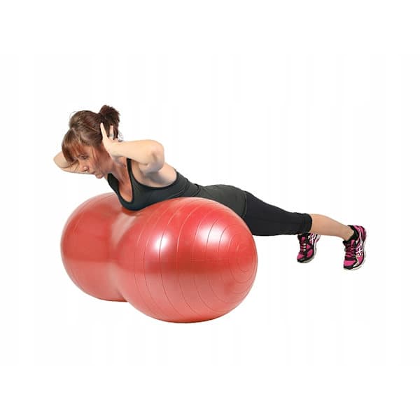 Exercise Ball / Pilates Ball with Pump - Peanut Silver silver silver silver