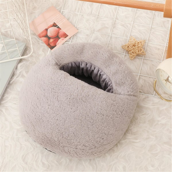 Usb Foot Warmer Heating Winter Electric Foot Warmer Plush Foot Warmer ArtifactGray