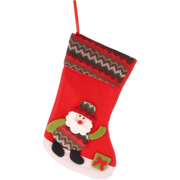 1 st julstrumpa strumpa dekoration strumpa hängande julgran