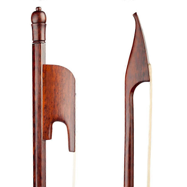 4/4 Violinbåge Barockstil Ormträ Rund Pinne Ormträ Vitt Hästhår Välbalanserad