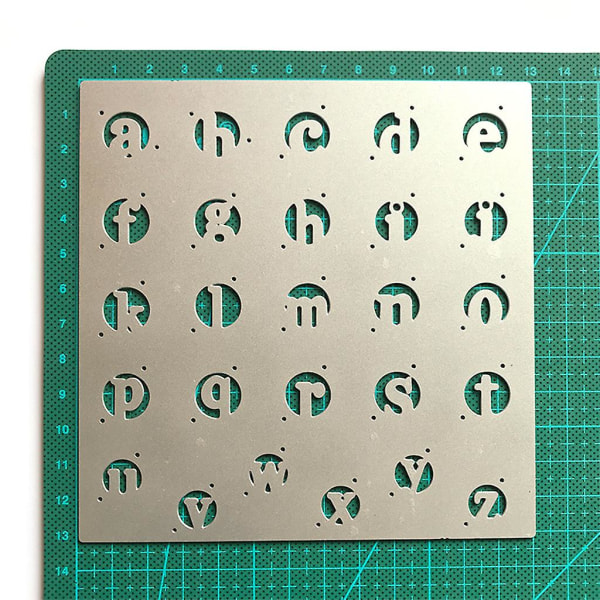 Halloween pumpa alfabetet metall skärande form mall DIY Scrapbooking album papper kort stencil form prägling prydnad