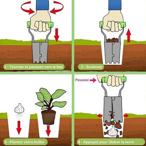 Generic Garden Planter - Bulb Planter - Plant Planter