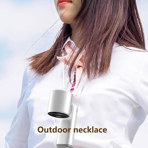 Portable Handheld Fan - Foldable - 199 Speeds - Digital Display - Rechargeable Battery