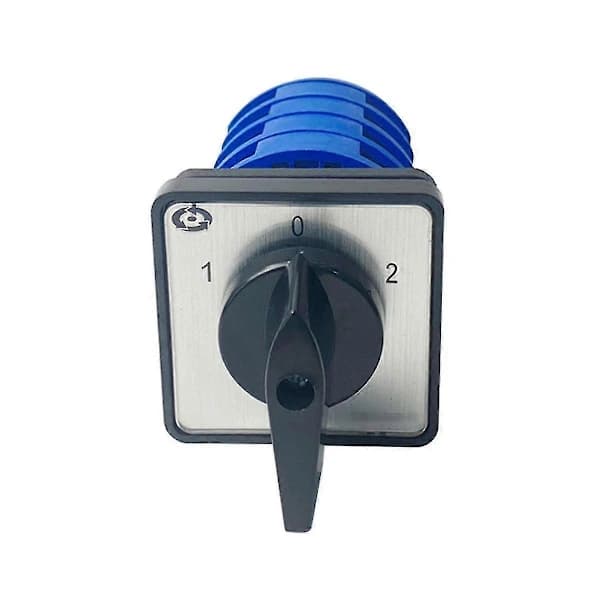 Rotary Switch On-Off-On 3 Positions 4 Poles 20A 500V Double Speed Motor Switch Small Flat Switch Cam Switch LW8-20