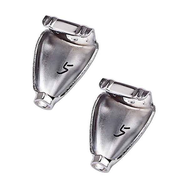 2 kpl Bass Drum Lug Snare Drum Osia Drum Mount Hook Musiikki-instrumenttien Tarvikkeet Hopea 4.3X2.6CM Silver 4.3X2.6CM