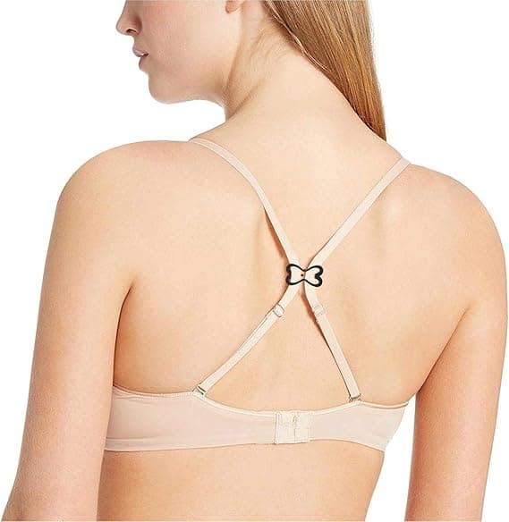 12 stk BH-stroppholdere for Racerback BH-stroppklips Sklisikre spenner Skjul stropper