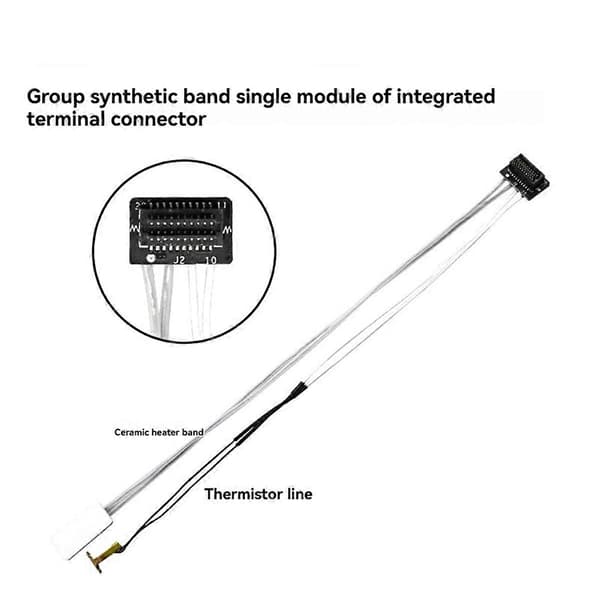For A1/A1mini Hotend Upgrade Kit 24V 80W, Ceramic Heating Plate and Thermistor for 3D Printers