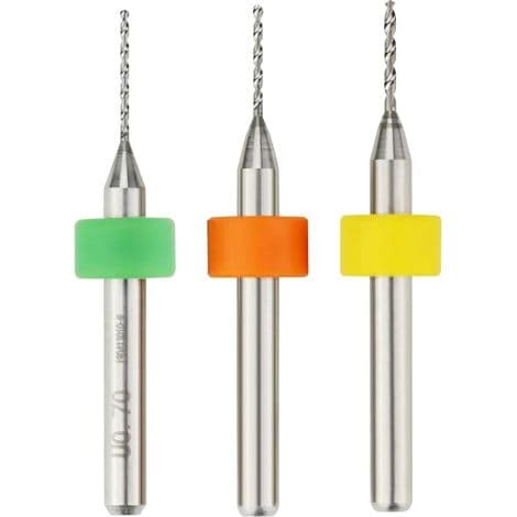 CNC Micro Carbide Drill Bit Set, Mini Drill Bits for Circuit Boards, for Circuit Boards